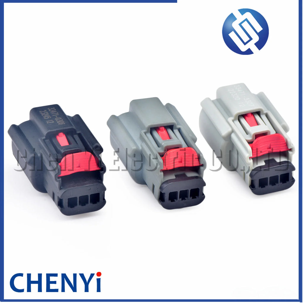 3 Pin Auto waterproof connector Car steering gear power pump harness plug 33471-0307 33471-3307 33471-0306 33471-0340 For Ford