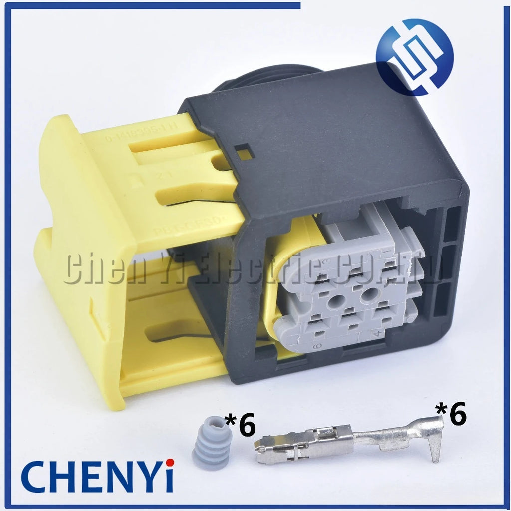6 pin female 2-1418469-1 Nitrogen Oxygen Sensor Controller auto wire waterproof connector plug 0-1418391-1