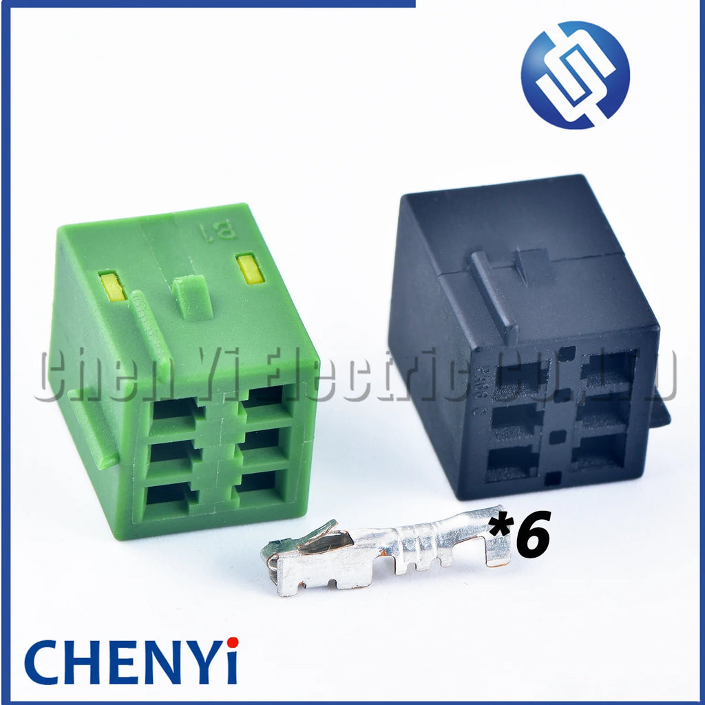6 Pin female Automobile harness connector electric mirror plug With Pins For Opel vectra Buick Chevrolet