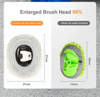 Car Cleaning Brush Mop Kit Wash Brush Chenille Microfiber Car Wash Brush Telescopic Long Handle Cleaning Mop Car Cleaning Amagi