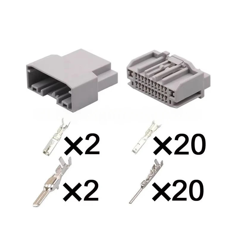 DJ7221-1-2.8-11/21 is applicable to the 22-pin automotive connector plug for automotive wiring harnesses.