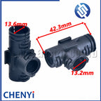Auto waterproof wire harness connector bellows buckle manifolds T-tee ailpin Corrugated pipe clamp clasp cover 9806136 9806105
