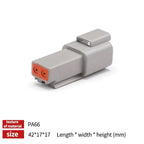 1Set Deutsch DT Series Multi-Pin Bundle (2P/3P/4P/6P/8P) | 22-16AWG Sealed Plug & Socket for Auto Electronics Upgrade DT04-2P