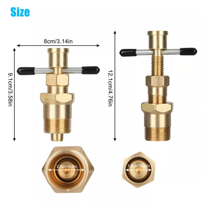 Olive Remover Puller Tool 15mm & 22mm Copper Pipe compression Fitting Removal Gas Pipe Plumbing Remover Tool