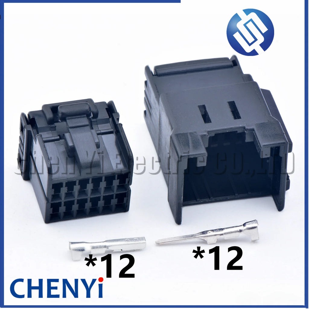 12 Pin 174058-2 174045-2 male or female Sealed black auto wire connector window lifter assembly harness plug for car motorcycle