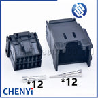 12 Pin 174058-2 174045-2 male or female Sealed black auto wire connector window lifter assembly harness plug for car motorcycle