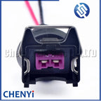 2 Pin female Auto waterproof connector Fuel Injector Wire harness plug 443 906 232 443906232 1284485110