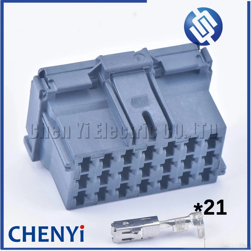 21 Pin male or female Automobile power amplifier Connector Automotive Audio Amplifier Plug Socket 8-968975-2 1-967630
