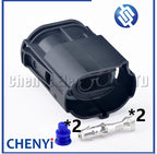 2 Pin Automotive waterproof connector Electronic Oil fuel pump harness plug 1-965361-1 1-967096-1