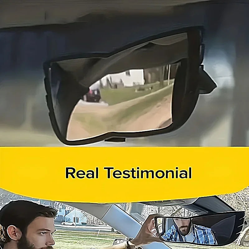 Curved Rearview Blind Spot Mirror Enhanced Field of View Curved Blind Spot Mirror HD Glass Wide Angle Mirror for Car Truck Amagi