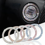 Car Bling One-Click Start Stop Engine Ignition Ring Sticker Crystal Rhinestone Circle Decor Accessories amagi