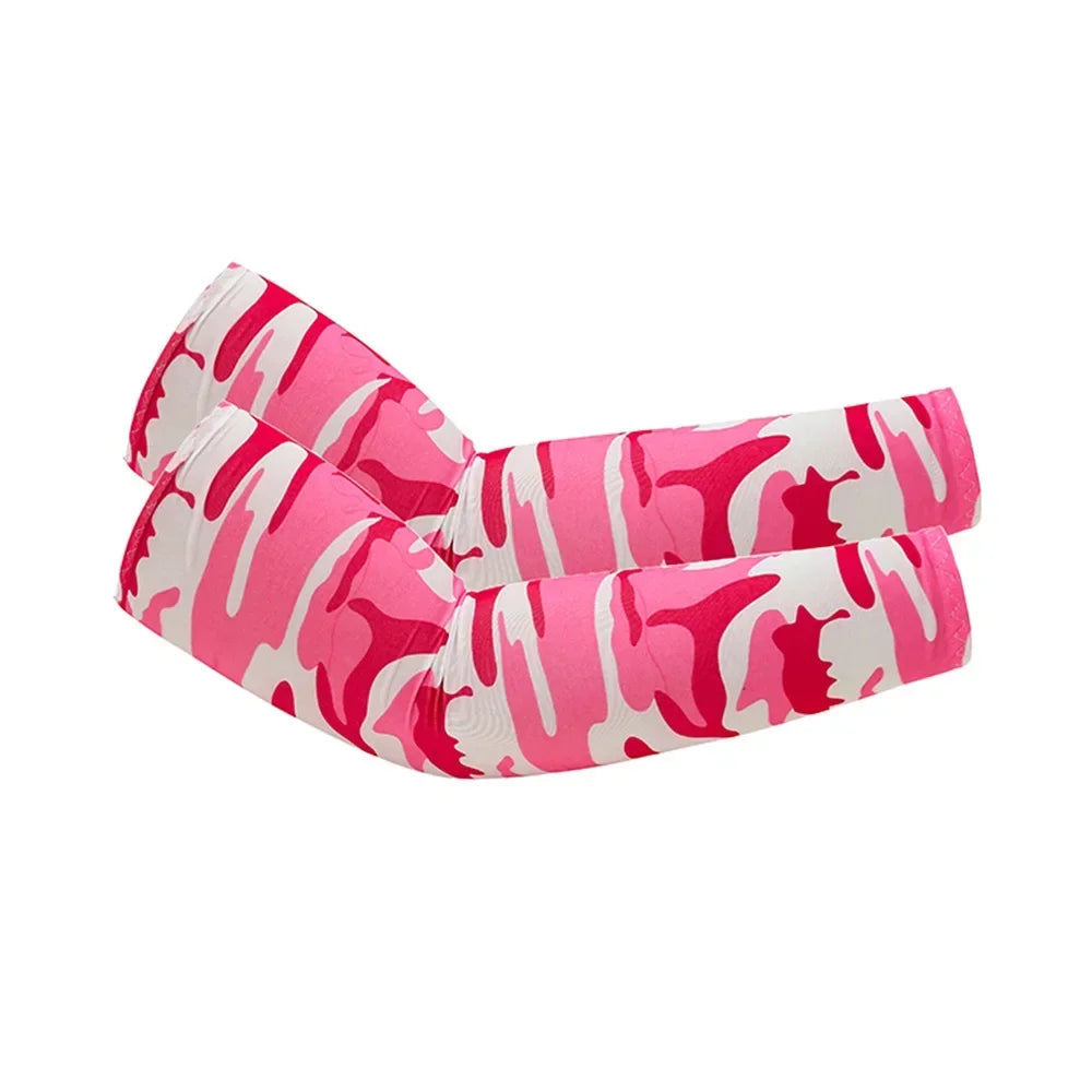 Tough Outdoors Sun Protection Sleeves UV Arm Sleeves for Men Women Golf Cooling Arm Baseball Sun Car Motorcycle Bicycle Amagi