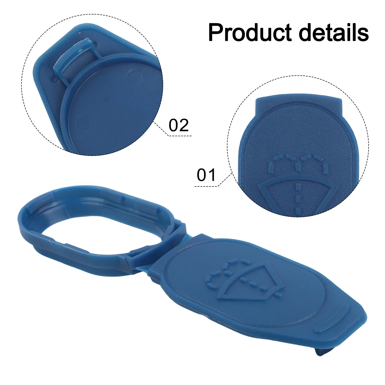 1pc Windshield Washer Reservoir Cap A2068691000 For Mercedes For W206 W214 C236 Replacement Car Fluid Reservoir Cap