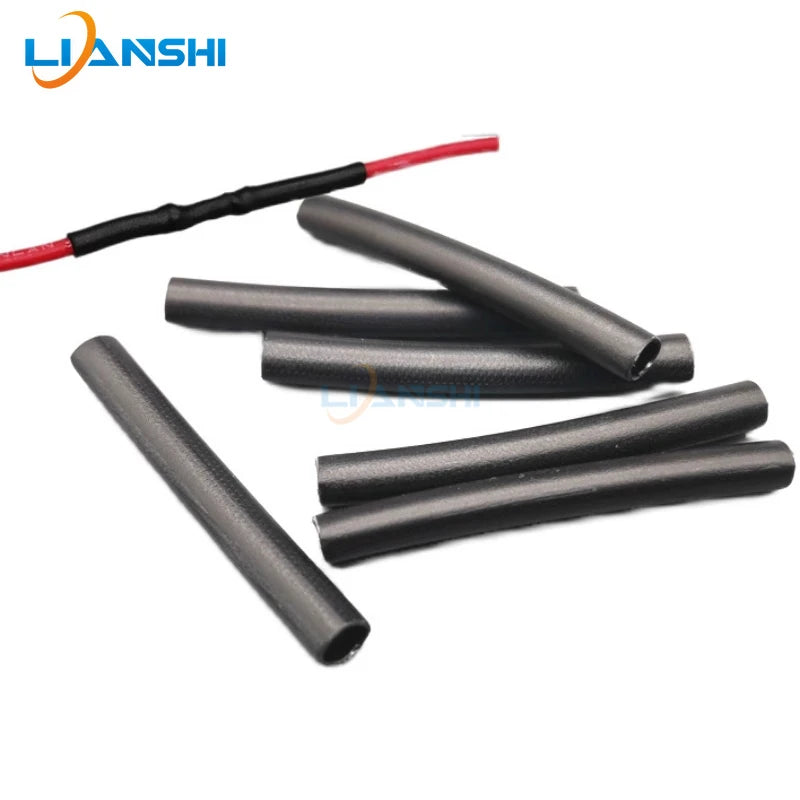 Cut short heat shrink tubes/insulating tubes with sleeves/electrical tape/triple shrink double-wall thickened hot melt adhesive