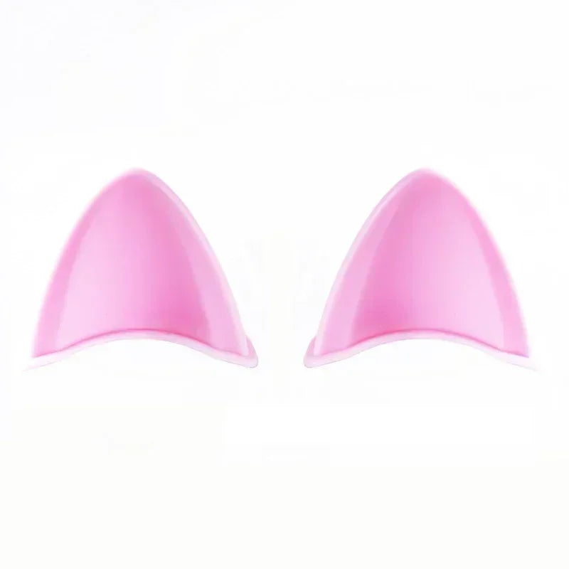 2pcs Motorbike Helmet Accessories Cat Ears Accessories Electric Car Children's Helmet Cartoon Modelling Cute Helmet Amagi