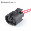 1 Set 2 Pin 1H0972117 Auto Waterproof Electrical Cable Connectors Female Male Wiring Harness Plug 829572-1