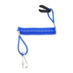 1 Pc Outboard Cut Off Stop Switch Safety Tether Lanyard Powerboat Outboard Stop Floating Safety Lanyard Blue