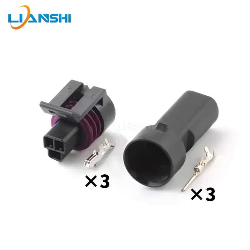 12065287 Waterproof connector 12078090 for water temperature sensor throttle 2pin plug housing with terminal 0441004