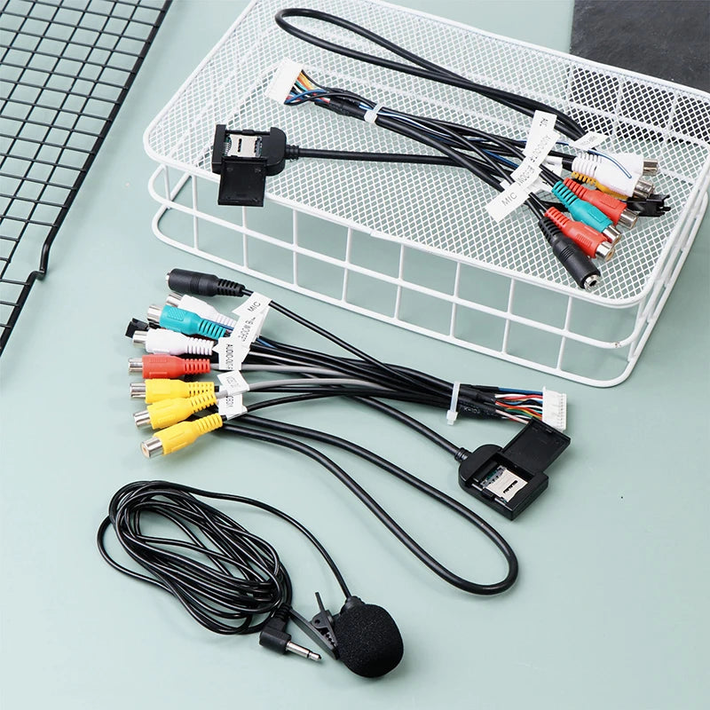 2024 New Sim Card Slot Adapter For Android Radio Multimedia Gps 4G 20pin Cable Connector Car Accsesories Wires Replancement Part