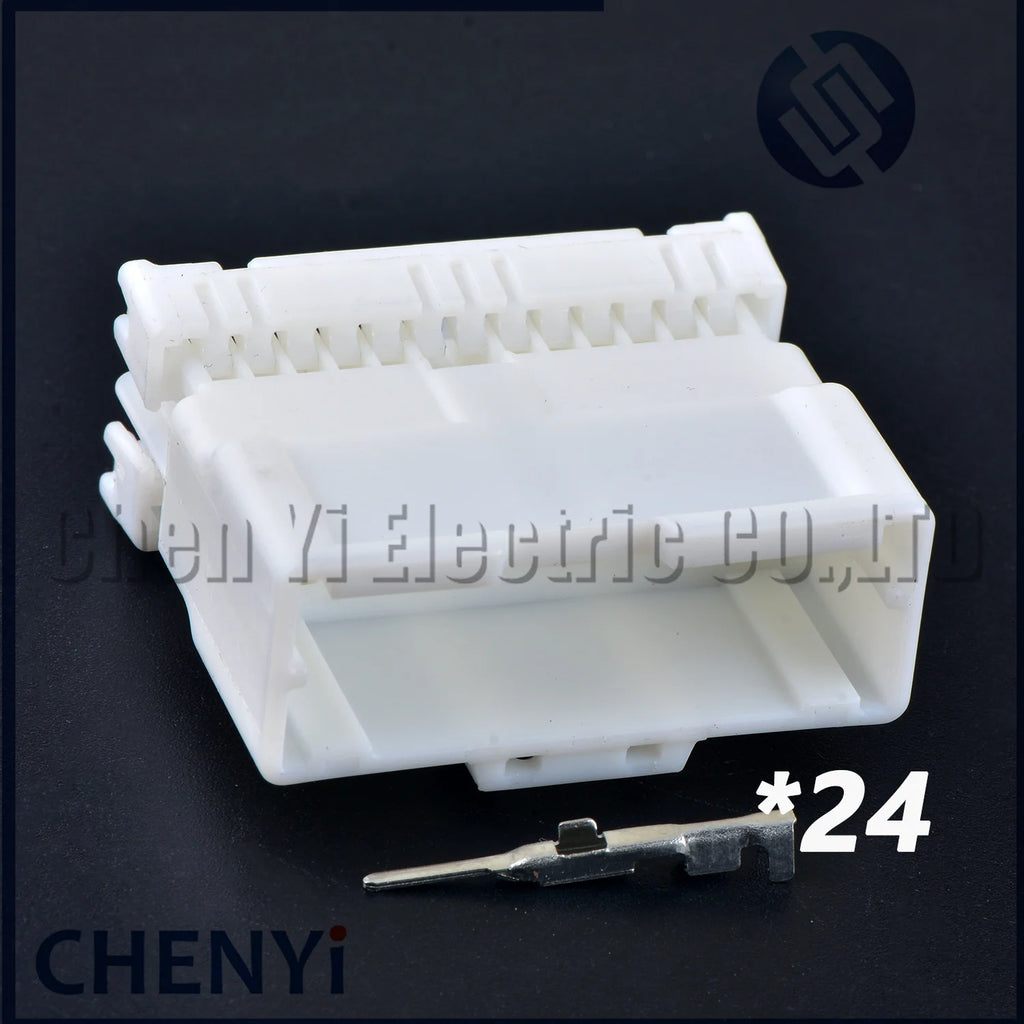 24 Pin Car Parts Auto Electric Cable Plastic Housing plug Connector Socket 1123364-1 MG653033 1123387-1 For Nissan