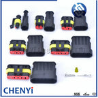 5 sets 1/2/3/4/5/6 pin 1.5 male and female Plug Automotive waterproof connectors Xenon lamp connector Wire harness Plug
