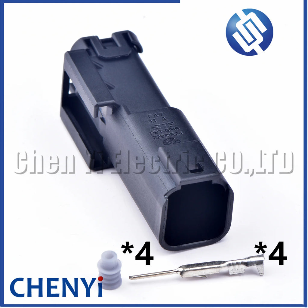 4 Pin Automotive waterproof connector Reverse image camera plug door handle Plug 2298159-1 2298160-1 2298152-1 2298153-1
