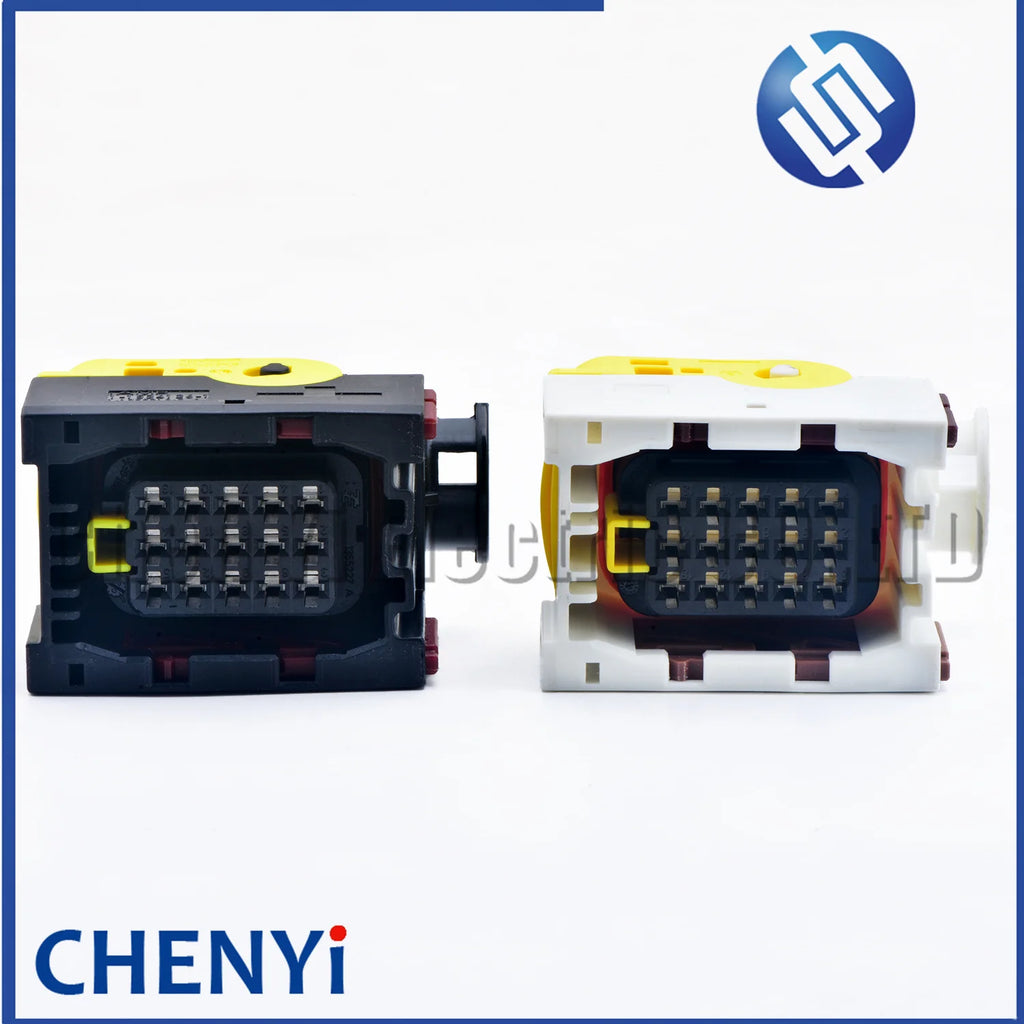15 Pin ECU connector Female Socket Plug 1-1534126-1 2-1534126-1 1-1355218-2 1394049-1 With Pins Cover For  LEAVYSEAL Series