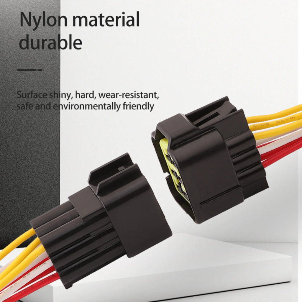 9 PIN Window Lifter Wire 2.3mm Waterproof Connector High-voltage Ignition Coil Plug Ford Mondeo ISUZU FW-C-9M-B FW-C-9F-B