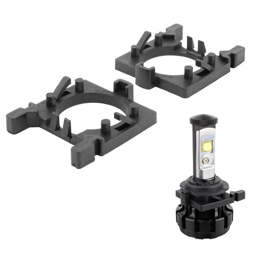 2 Pcs H7 LED Headlight Bulb Holders Adapters Socket Retainer Headlamp Mount Stand For Ford For Focus For Fiesta