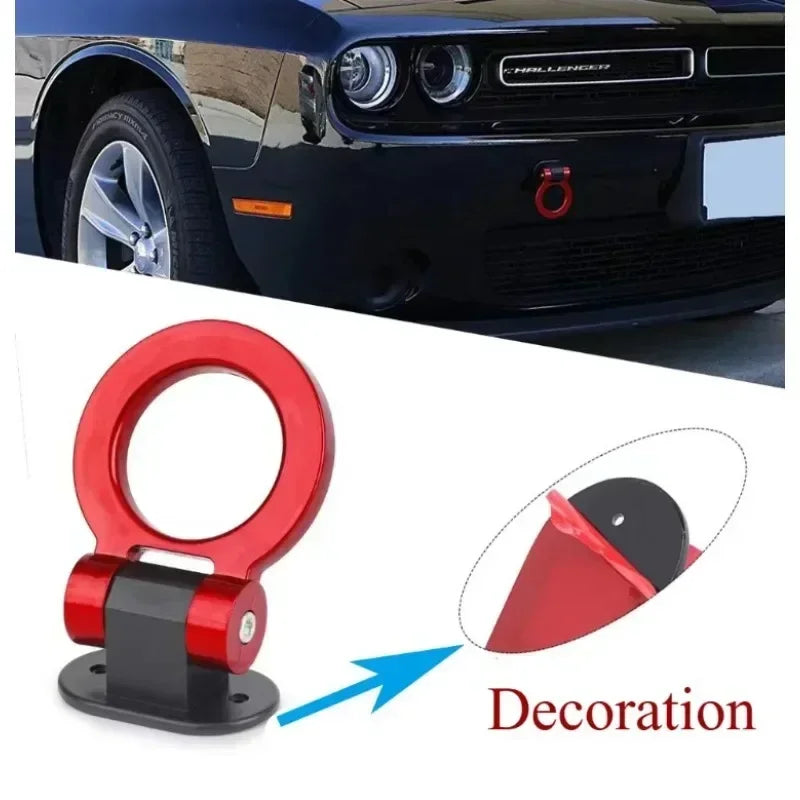 Car Simulation Tralier Tow Hook Kit ABS Bumper Sticker Adorn Universal Tow Hook Kit Auto Accessories Only for Decoration Amagi