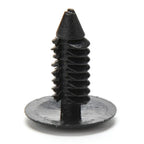 Hot sale 100pcs Car Vehical Plastic Rivet Clip Fastener Balck Color 6mm Dia Door Trim Panel Black  For Car Vehical