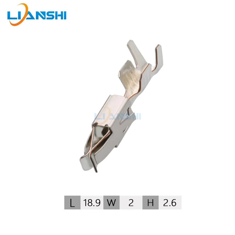 100pcs 964286-1 Large two lobe terminal engine fuel nozzle 3.5 Female pin Phosphorous copper DJ623-E3.5B