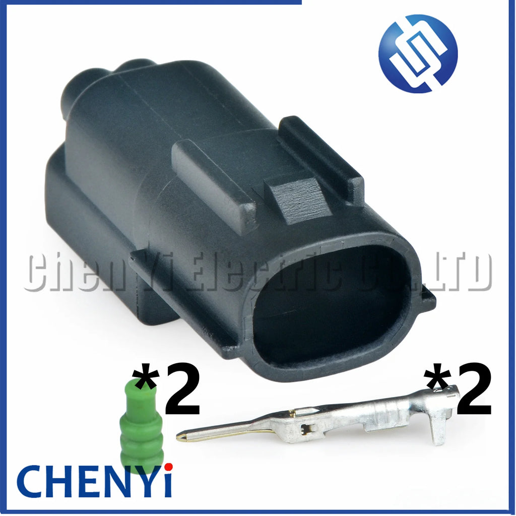 2 Pin Automotive Trunk switch connector Tail light and brake light harness plug 6189-7523 6188-5641 For Honda Roewe MG