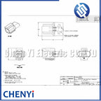 2 Pin Automotive connector Housing For DEUTSCH DT Male Pins Wire-to-Wire diode integrated components DT04-2P-RT01 DT04-2P-RT02