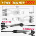 1/5/20/100 Sets DC PV Y Branch Photovoltaic Solar Connector 1000V 30A Male Female 3-Way 4-Way 5-Way Plug 1 To 2/3/4 Adapter
