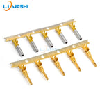 50pcs 1060-16-0144DT gold-plated male and female terminals 1062-16-0144 connectors with stamped spring inserts