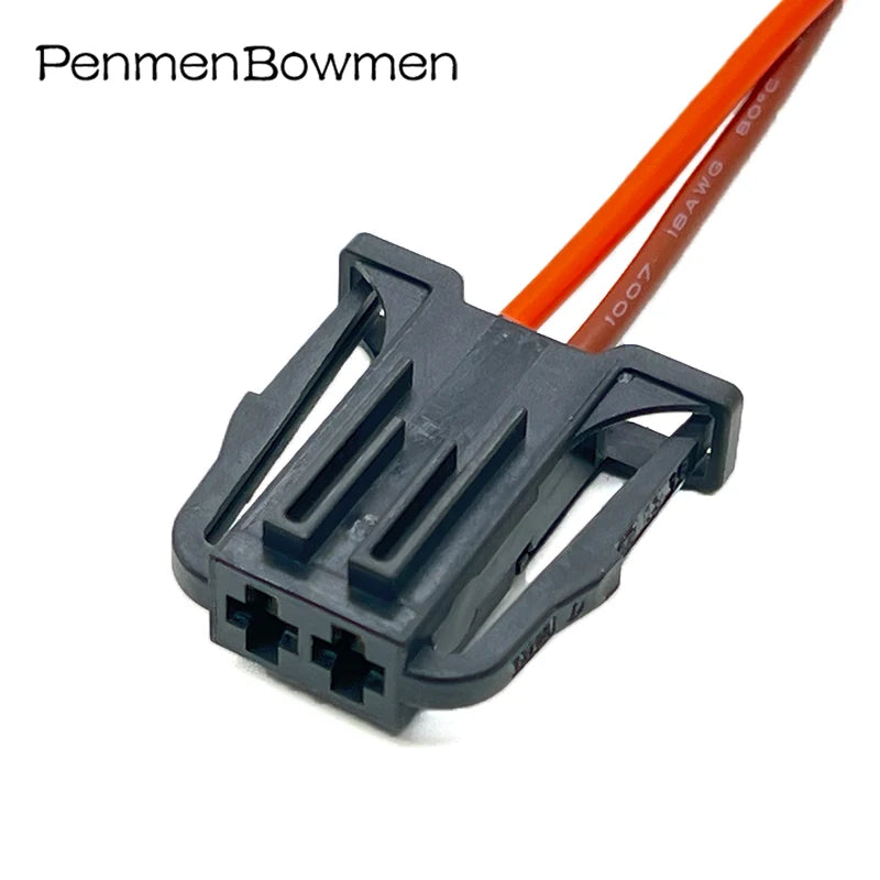 1 Set 2 Pin Auto Wireless Radio Bass Horn Electrical Cable Connectors Light Box Female Wire Harness Plug 1J0972923