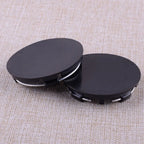 4pcs 70mm Car Black / Silver Universal Car Wheel Hub Center Cap Cover Wheel Hub Center Badges Fit For RM Rims Type