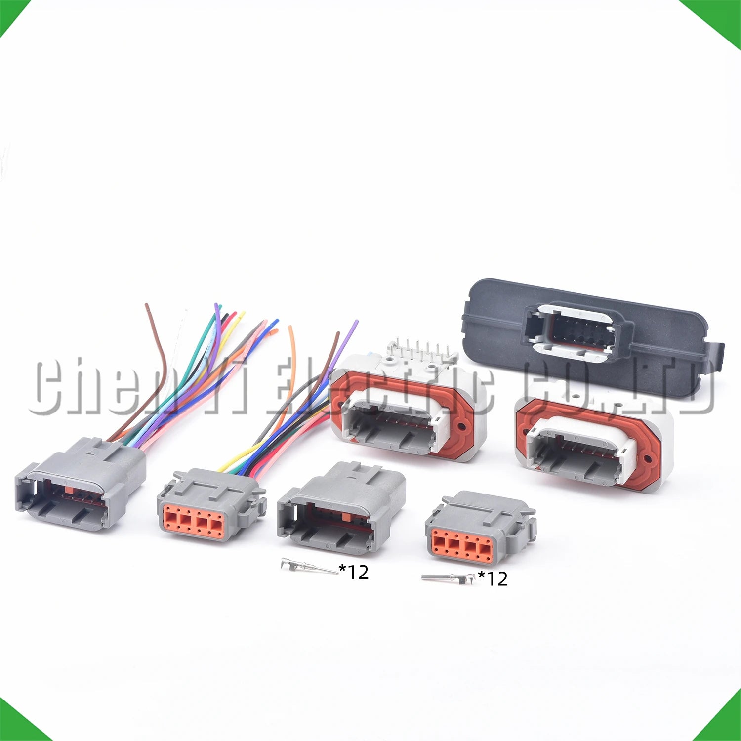 12-Pin Wire Harness DTM06-12S DTM04-12P female Automotive waterproof connector Sealed