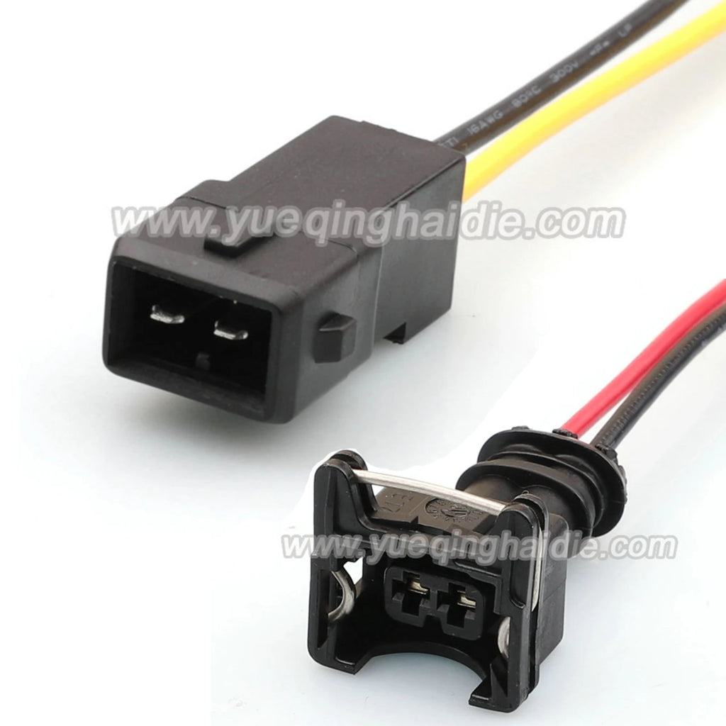 2 Pin 3.5mm Waterproof Male Female Wiring Connector Motorcycle Electrical Harnesses Wiring Harness 1-144545-0 282189-1