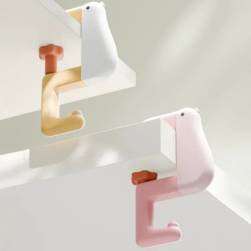Thinking Duck Schoolbag Hook Free Punch Bag Hook Desk Side Hanging Backpack Magic Storage Hook Amagi