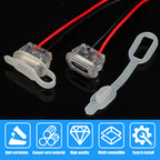 2pin USB Type C 3A Input Type Charging Socket with LED Lights Plate Waterproof Power Port TYPE-C Female Connector Jack