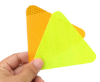 Car Reflective Stickers Night Light Safety and Warning Triangle Reflector Rear Light Sign Strips Exterior Decoration Accessories