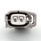 2 Pin Female Male 2.2mm Waterproof Connector Fuel Injector Socket Wiring Harness For Toyata Corolla 6189-0611 90980-11875