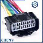 12 Pin Auto differential motor actuator waterproof connector Gearbox Solenoid Valve Wire harness plug 90980-11151 For TOYOTA