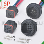 16-pin auto connector automotive connectors gearbox harness 132124-001 132124-000