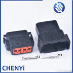 Black 12 Pin Sealed waterproof connector DTM06-12SB DTM04-12PB Automotive Connector Heavy Truck Wiring Harness Plug For Deutsch