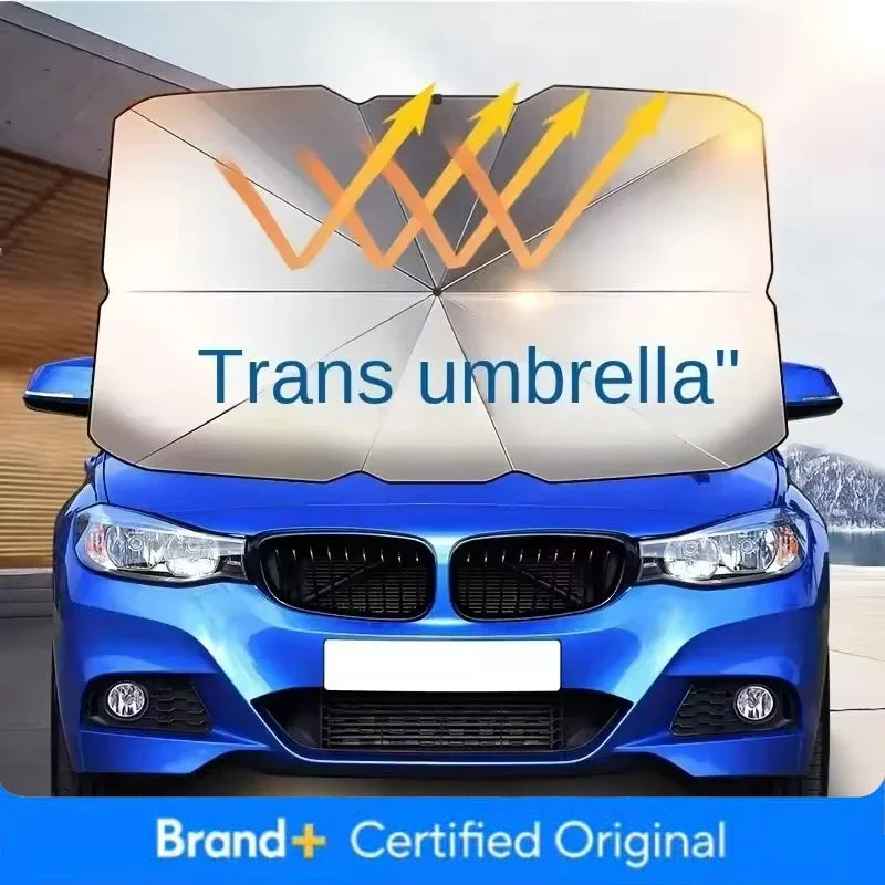 Windshield SunShade Umbrella Hemmed Edges Cover Protector Parasol Car Summer Sun Protection Front Window Sun Shade Amagi