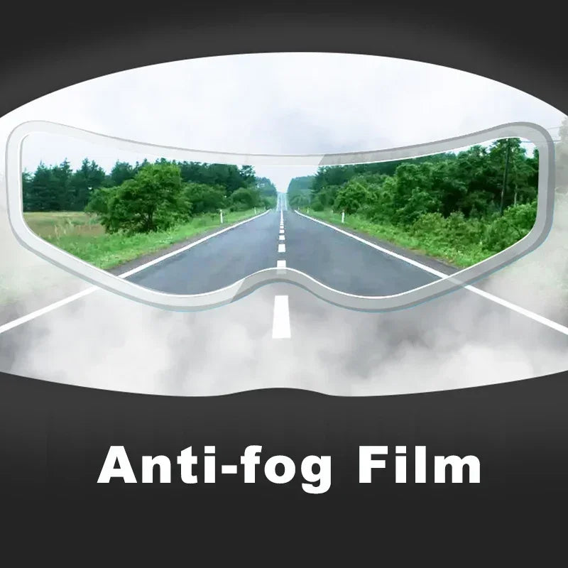 Motorcycle Helmet Anti-fog Film and Rainproof Film Universal Motorcycle Helmet Nano Coating Sticker Film Helmets Amagi