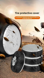 Spare Tire Cover Auto Vehicle Wheel Protector 13-19/19-23inch Case Polyester Car Tyre Storage Bags Cars Wheel Protection Amagi
